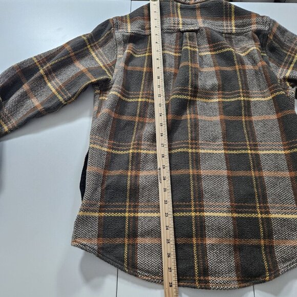 Woolrich The Green Label Shirt Mens S Plaid LS Cotton Shacket Pockets Buttons - Picture 8 of 16